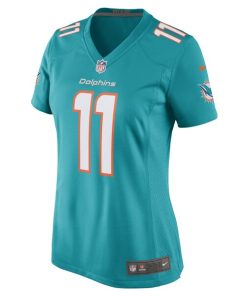 Alternative view of Cedrick Wilson Jr. Miami Dolphins Nike Women's Game Player Jersey - Aqua