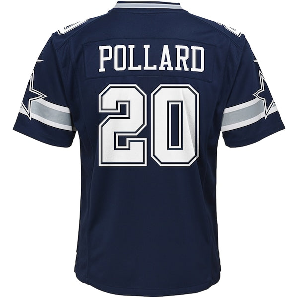 Tony Pollard Dallas Cowboys Nike Youth Game Jersey - Navy - Image 3