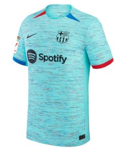 Alternative view of Barcelona Nike 2023/24 Third Match Authentic Jersey - Aqua