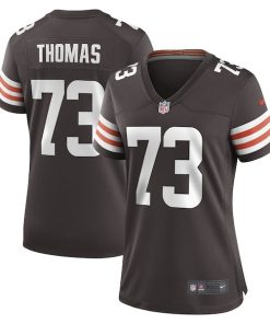 Joe Thomas Cleveland Browns Nike Women's Retired Game Player Jersey - Brown