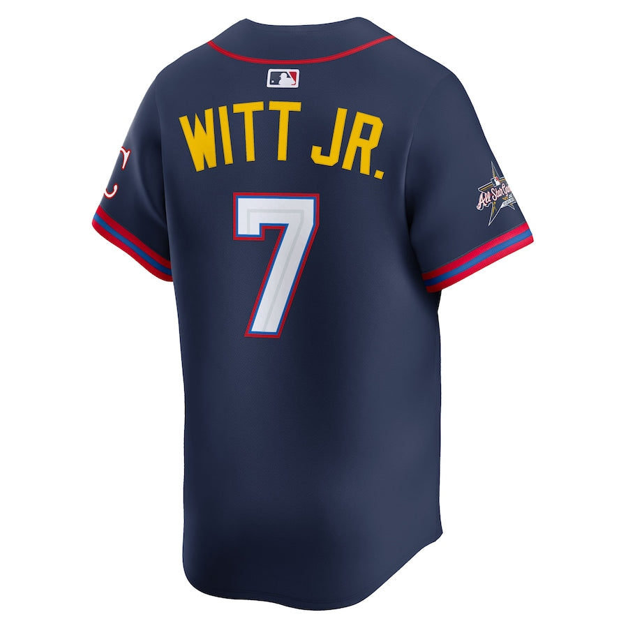 Bobby Witt Jr. American League Nike 2025 MLB All-Star Game Limited Player Jersey - Navy - Image 3
