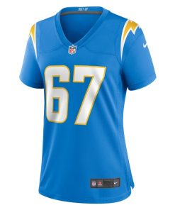 Alternative view of CJ Okoye Los Angeles Chargers Nike Women's Team Game Jersey -  Powder Blue