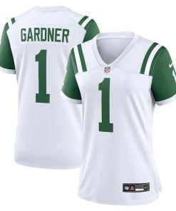 Ahmad Sauce Gardner New York Jets Nike Women's Classic Alternate Game Jersey - White