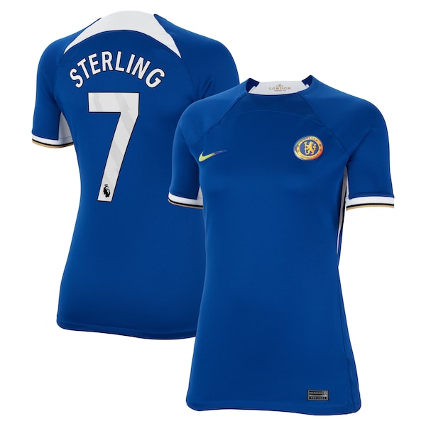 Raheem Sterling Chelsea Nike Women's 2023/24 Home Stadium Replica Jersey - Blue/Navy - Image 2