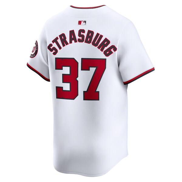 Stephen Strasburg Washington Nationals Nike Home Limited Player Jersey - White - Image 3