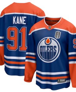 Evander Kane Edmonton Oilers  2025 Stanley Cup Final Home Breakaway Jersey - Royal