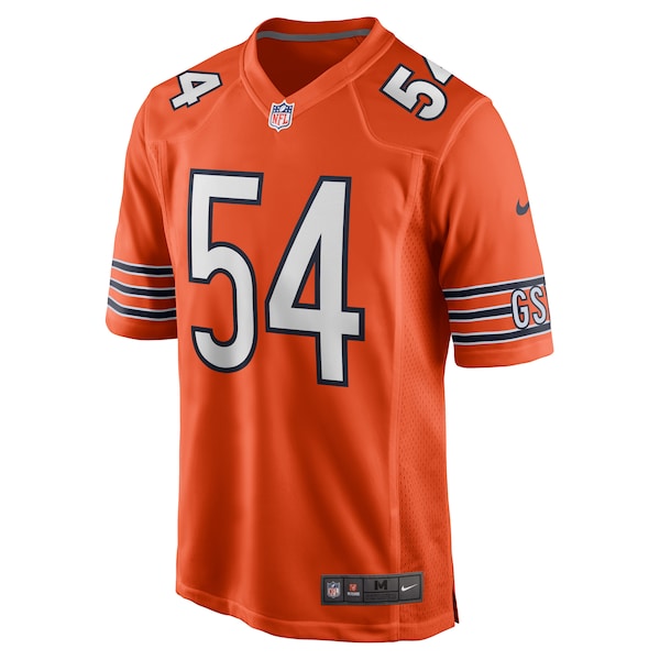 Brian Urlacher Chicago Bears Nike Retired Player Jersey - Orange/Navy/White - Image 3