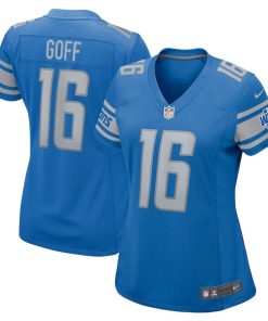 Jared Goff Detroit Lions Nike Women's Game Jersey - Blue