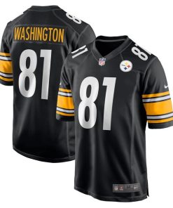 Scotty Washington Pittsburgh Steelers Nike  Game Jersey -  Black