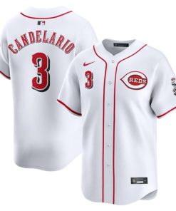Jeimer Candelario Cincinnati Reds Nike Home Limited Player Jersey - White