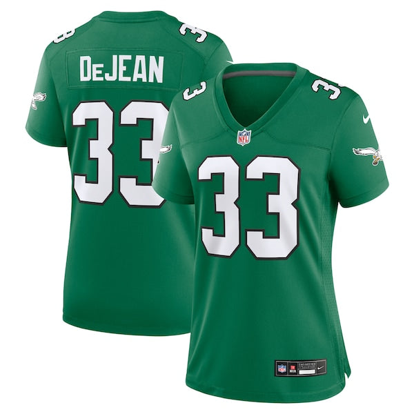 Cooper DeJean Philadelphia Eagles Nike Women's Alternate Game Jersey - Kelly Green/Green - Image 2