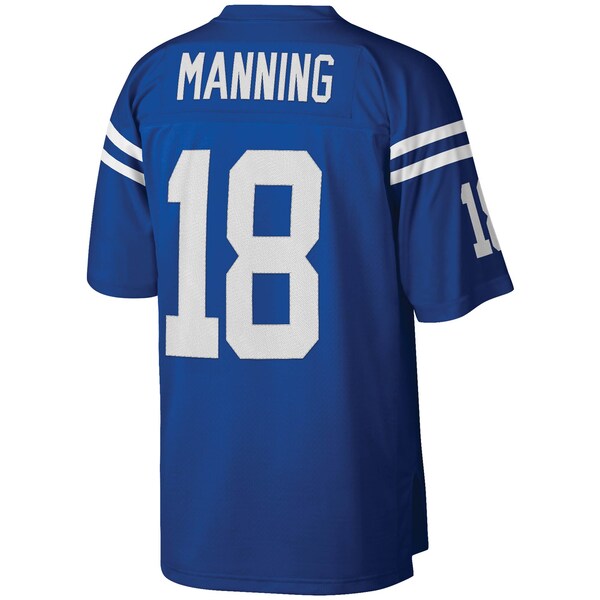 Peyton Manning Indianapolis Colts Legacy Replica Jersey - Royal/White - Image 4