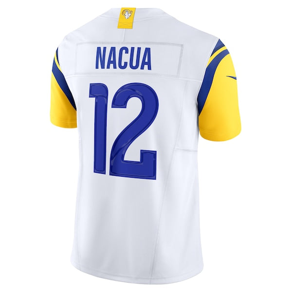 Puka Nacua Los Angeles Rams Nike Vapor F.U.S.E. Limited Player Jersey - White - Image 3