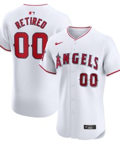 Los Angeles Angels Nike Home Elite Pick-A-Player Retired Roster Jersey - White
