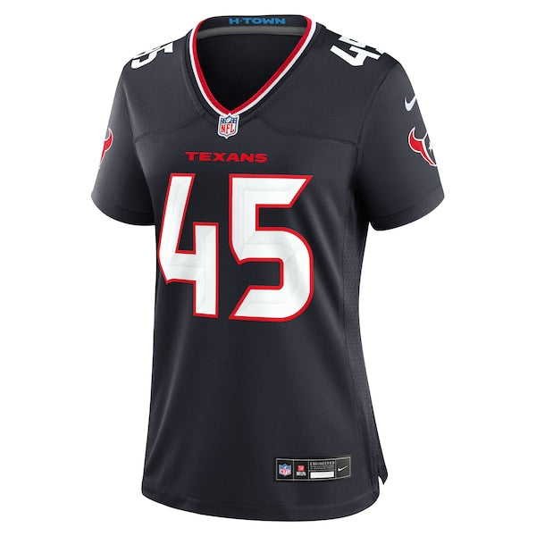 E.J. Speed Houston Texans Nike Women's Team Game Jersey - Navy - Image 3