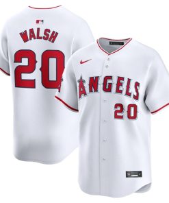 Jared Walsh Los Angeles Angels Nike Home Limited Player Jersey - White