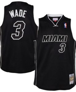 Dwyane Wade Miami Heat  Youth 2011/12 Hardwood Classics Swingman Alternate Jersey - Black
