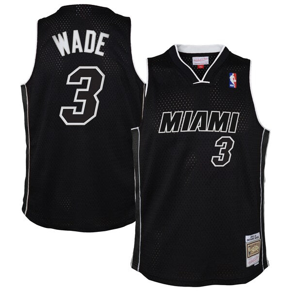 Dwyane Wade Miami Heat Youth 2011/12 Hardwood Classics Swingman Alternate Jersey - Black