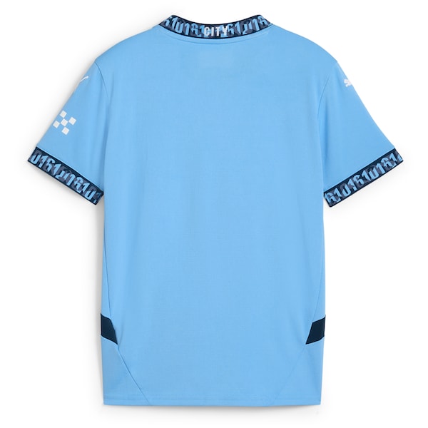 Manchester City Puma Youth 2024/25 Home Replica Jersey - Light Blue - Image 3
