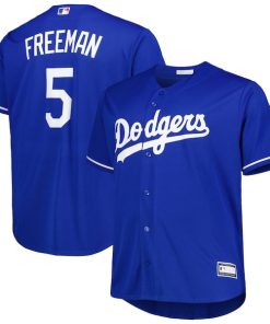 Freddie Freeman Los Angeles Dodgers Big & Tall Replica Player Jersey - Royal