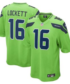 Tyler Lockett Seattle Seahawks Nike  Game Jersey - Neon Green