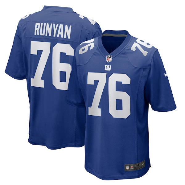 Jon Runyan New York Giants Nike Team Game Jersey - Royal