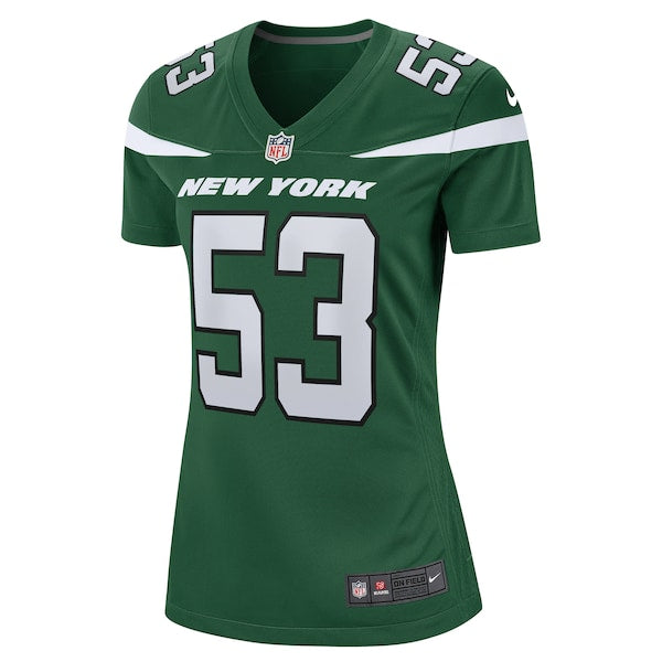 Zaire Barnes New York Jets Nike Women's Game Jersey - Gotham Green - Image 2