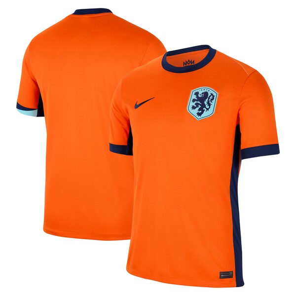 Netherlands National Team Nike 2024 Home Replica Blank Jersey - Orange - Image 2