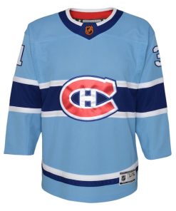 Alternative view of Carey Price Montreal Canadiens Youth Special Edition 2.0 Premier Player Jersey - Light Blue