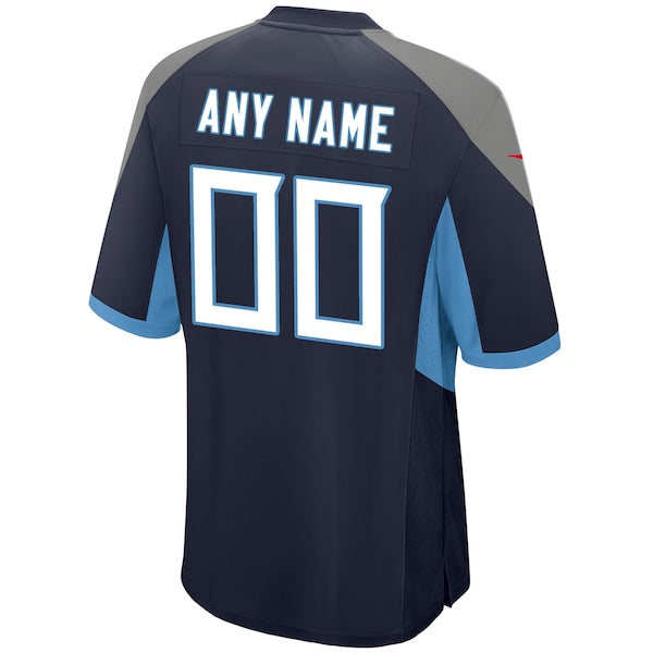 Tennessee Titans Nike Youth Custom Game Jersey - Navy - Image 3