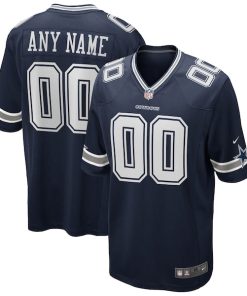 Dallas Cowboys Nike Custom Game Jersey - Navy
