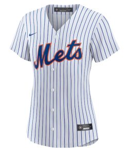 Alternative view of Jacob deGrom New York Mets Nike Women's Home Replica Player Jersey - White
