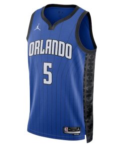 Alternative view of Paolo Banchero Orlando Magic Jordan Brand Unisex Swingman Jersey - Statement Edition - Blue
