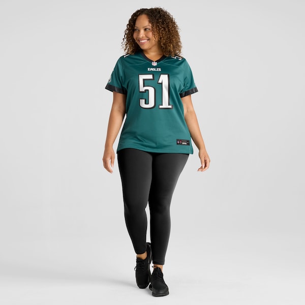Cam Jurgens Philadelphia Eagles Nike Women's Team Game Jersey - Midnight Green - Image 6