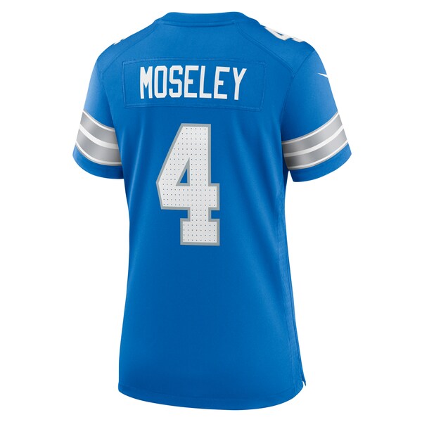 Emmanuel Moseley Detroit Lions Nike Women's Team Game Jersey - Blue - Image 4