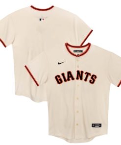 San Francisco Giants Nike Preschool Home Game Jersey - Cream
