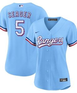 Corey Seager Texas Rangers Nike Women's Alternate Replica Player Jersey - Light Blue