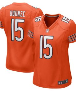 Rome Odunze Chicago Bears Nike Women's Alternate Game Jersey -  Orange/Navy