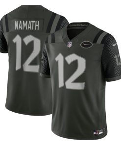 Joe Namath New York Jets Nike 2025 Rivalries Collection Retired Player Limited Jersey - Gotham Green