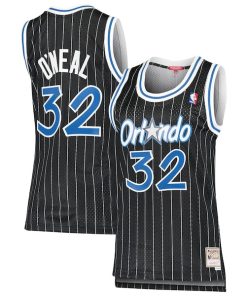 Shaquille O'Neal Orlando Magic Women's 1995/96 Hardwood Classics Swingman Jersey - Black