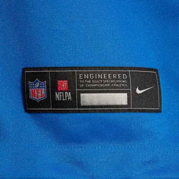Jamal Adams Detroit Lions Nike Team Game Jersey - Blue - Image 6
