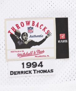 Alternative view of Derrick Thomas Kansas City Chiefs 1994  Authentic Throwback Retired Player Jersey - White