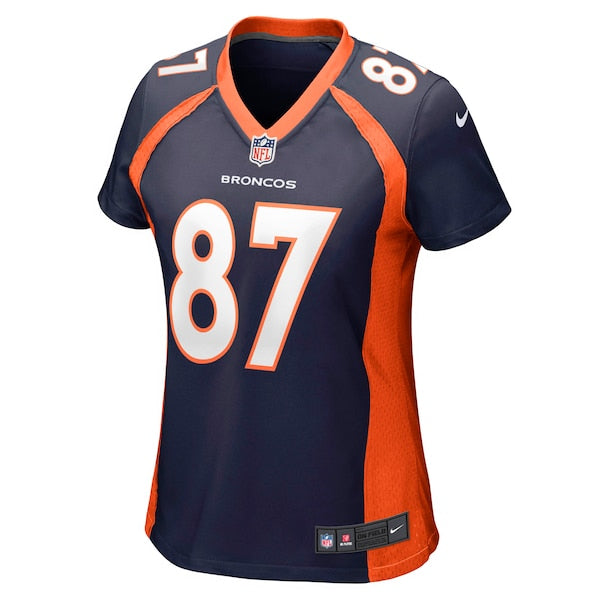 Ed McCaffrey Denver Broncos Nike Women's Retired Player Jersey - Navy/Orange - Image 3