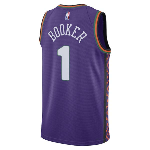 Devin Booker Phoenix Suns Nike Unisex 2024/25 Swingman Player Jersey - City Edition - Purple - Image 3