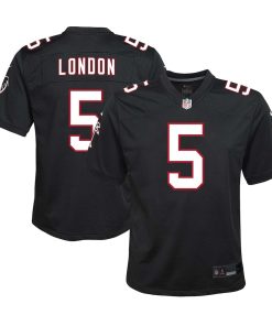 Drake London Atlanta Falcons Nike Youth Game Jersey - Black