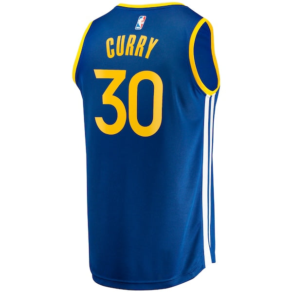 Stephen Curry Golden State Warriors Fast Break Replica Jersey - Icon Edition - Royal - Image 3