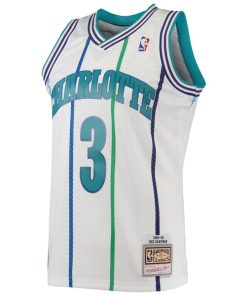 Alternative view of Rex Chapman Charlotte Hornets 1988/89 Hardwood Classics Swingman Jersey - White