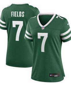 Justin Fields New York Jets Nike Women's Game Jersey - Legacy Green
