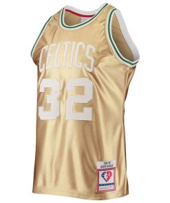 Alternative view of Kevin McHale Boston Celtics 75th Anniversary 1985/86 Hardwood Classics Swingman Jersey - Gold
