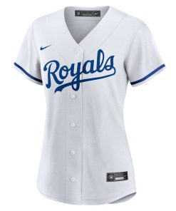 Alternative view of Mike Yastrzemski Kansas City Royals Nike Women's Home Replica Jersey - White